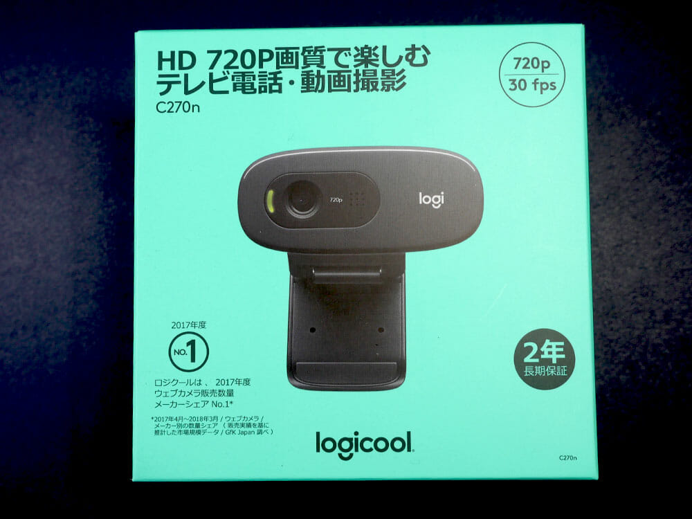 人気激安） ロジクール Webカメラ C270n Mac 小型 ストリーミング HD 720P Windows 対応 シンプル設計 Chrome ブラック  ウェブカメラ