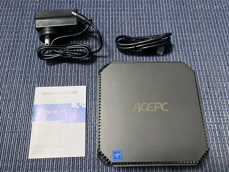 ACEPC Mini PC AK2レビュー   手のひらサイズで4K出力可能な