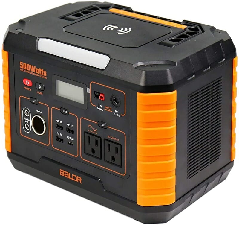 BALDR ポータブル電源500W』レビュー | 実用的な大容量の家庭用蓄電池 